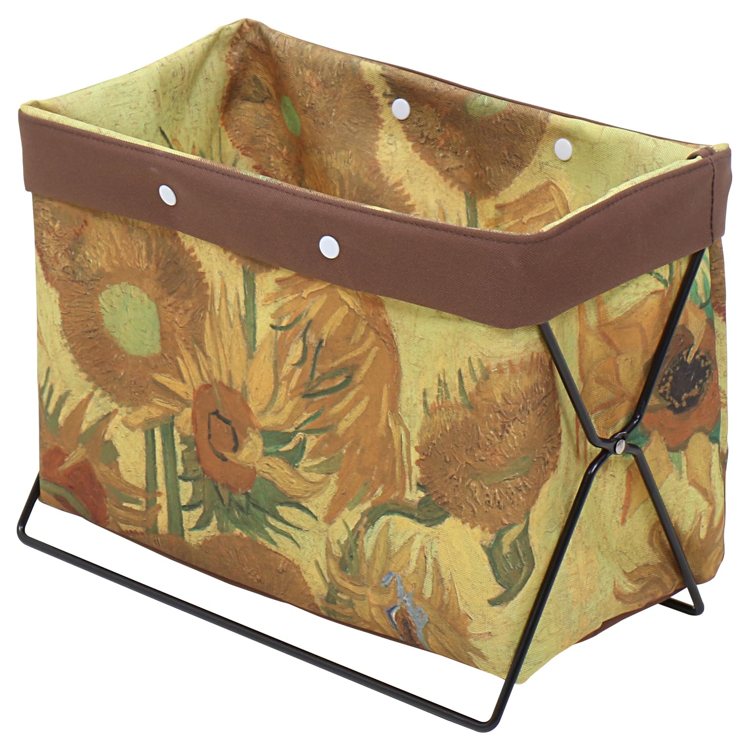 ASTRO Collapsible Magazine Rack Holder Floor Bedroom, Sturdy Steel